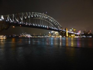 Sydney Harbour Bridge by night (Louise Kenward, 2014)